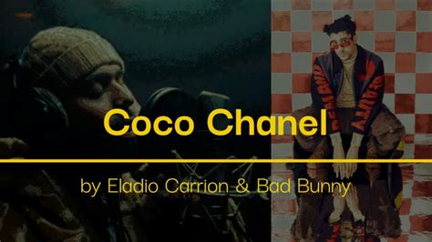 coco chanel eladio bad bunny letra|eladio carrión bad bunny coco.